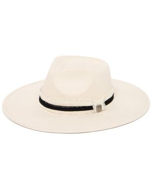 Frye Faux Felt Fedora - Natural