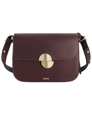 Jason Wu Leather Shoulder Bag - Purple