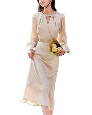 OUNIXUE Maxi Dress - White