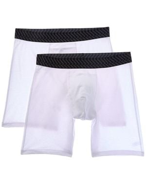 Tommy John 2Pk Cotton Basics Boxer Brief - Blue