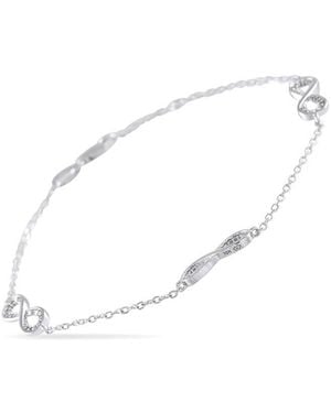 Diamond Select Cuts 10K 0.17 Ct. Tw. Diamond Bracelet - White