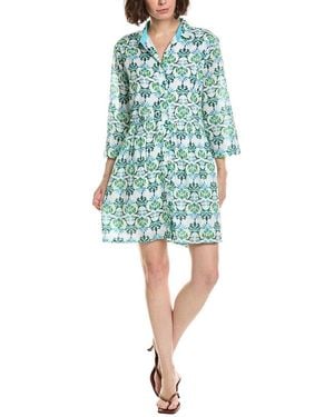 Ro's Garden Tyla Shirtdress - Blue