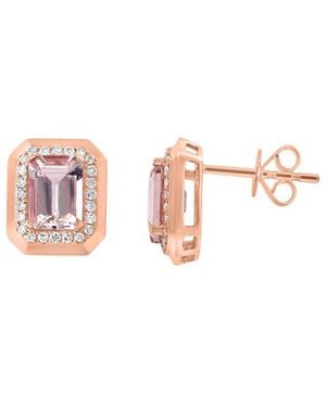 Effy Fine Jewelry 14K 2.22 Ct. Tw. Diamond & Amethyst Earrings - Pink