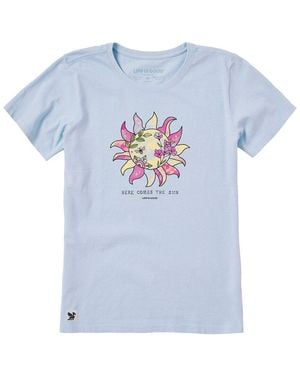 Life Is Good. Crusher T-Shirt - Blue