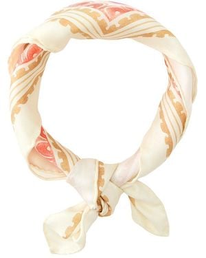 J.McLaughlin Nikka Silk Scarf - White