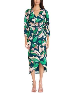 Maggy London Midi Dress - Green