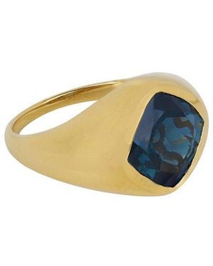 TIRAMISU Over 5.62 Ct. Tw. London Topaz Ring - Blue