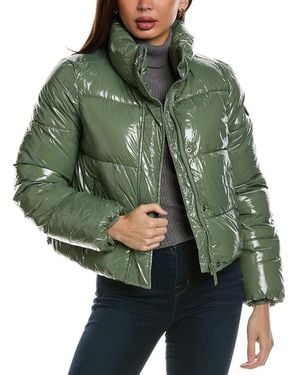 Noize Coco Puffer Short Coat - Green