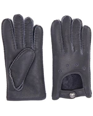 Australia Luxe Sheepskin Moto Gloves - Grey