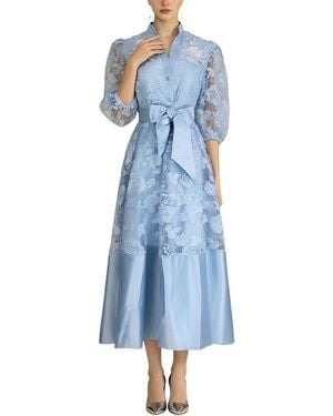Vincent Midi Dress - Blue