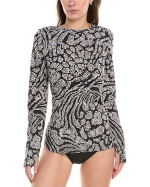 Tommy Bahama St. Lucia Tiered Linen-Blend Cover-Up Dress - Black