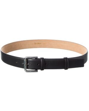 Max Mara Leather Belt - Black