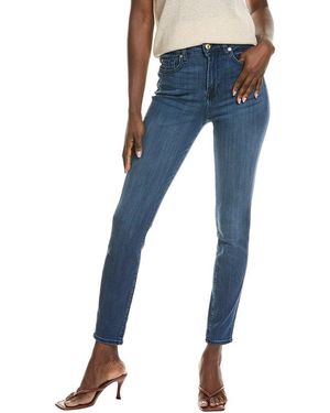 7 For All Mankind Gwenevere High-Waist Dragonfly Skinny Jean - Blue