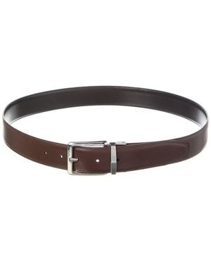 Bruno Magli Luca Reversible Leather Belt - Black