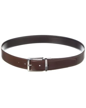 Bruno Magli Luca Reversible Leather Belt - Black