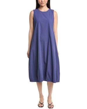 Eileen Fisher Petite Lantern Dress - Blue