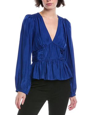 Sea Fabiola Silk Top - Blue