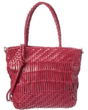 Rafe New York Kaya Leather Tote - Red