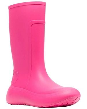 Ferragamo Logo Rubber Boot - Pink