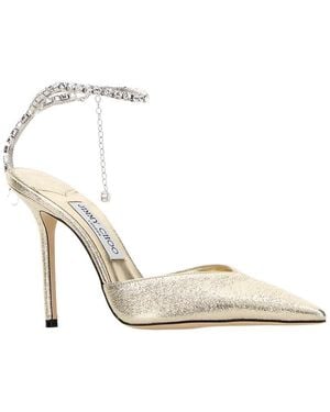 Gucci Jimmy Choo Saeda 100 Pump - White