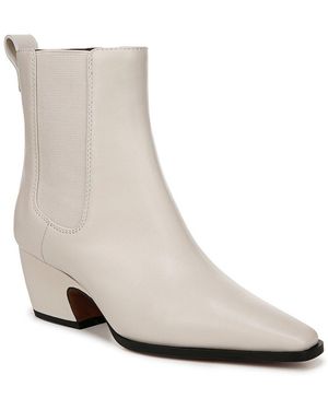 Franco Sarto Vianca Leather Bootie - White