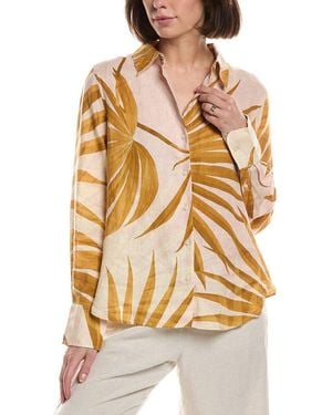 Reiss Capri Print Top - Metallic