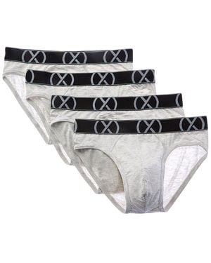 2xist (X) 4Pk No Show Brief - White