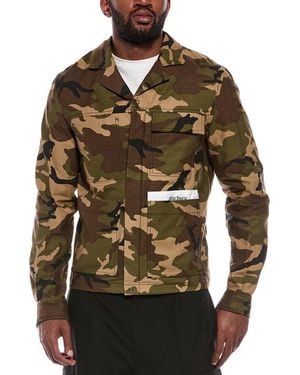 Palm Angels Camo Jacket - Brown