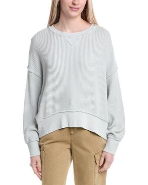 LaBiz Waffle Knit Jumper - Grey