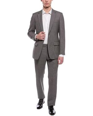 Kilgour 2Pc Hardy Minnis Birdseye Wool Suit - Grey