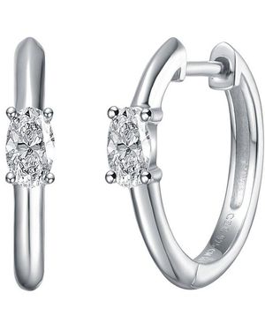 Genevive Jewelry Hoop Earrings - Metallic