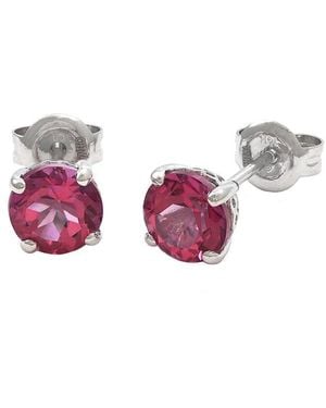 Gemstones 1.99 Ct. Tw. Topaz 14K Earrings - Pink