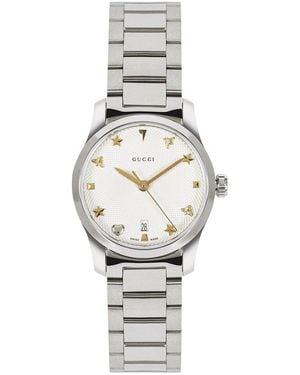 Gucci Womens G-timeless Watch - Metallic