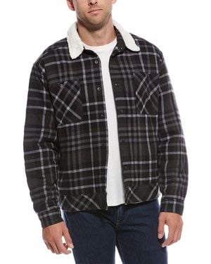 Scotch & Soda Flannel Eisenhower Jacket - Black