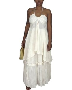 Tedora 2Pc Top & Skirt Set - White