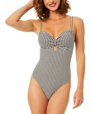 Cece Keyhole One-Piece - Grey