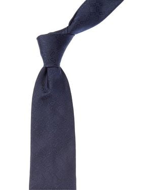 Givenchy Exclusive 4G Monogram Silk Tie - Blue