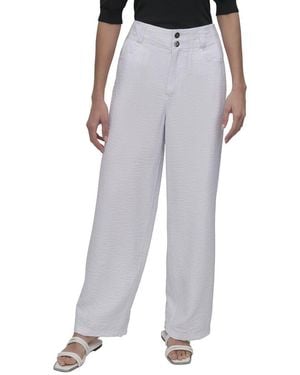 DKNY Crinkle Dressing Trouser - Grey