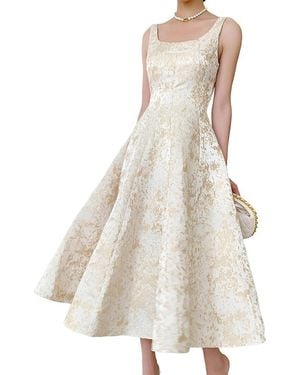 Vincent Midi Dress - White