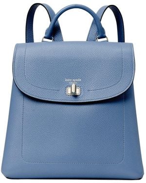 Kate Spade Essential Medium Leather Backpack - Blue