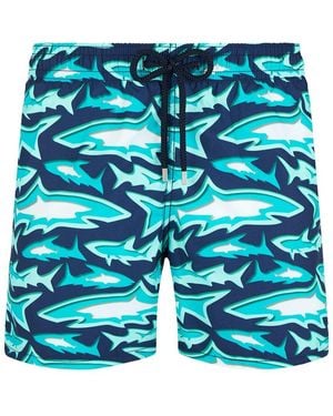 Vilebrequin 3D Classic Short - Blue