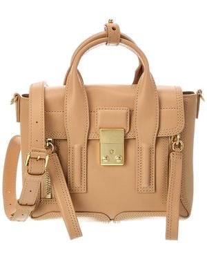 3.1 Phillip Lim Pashli Leather Mini Satchel - Brown