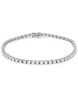 MaxColor 14K 1.20 Ct. Tw. Lab-Grown Diamond Tennis Bracelet - Metallic