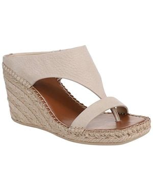 Franco Sarto L-Farren Leather Espadrille - White