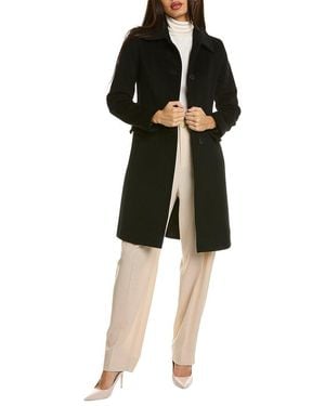 Fleurette Wool Coat - Black
