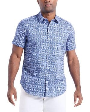 Robert Graham Dyer Woven Shirt - Blue