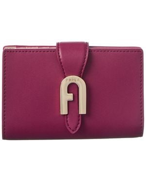 Furla Miasofia Leather Wallet - Purple