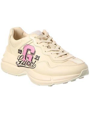 Gucci Ryton Leather Trainer - Pink