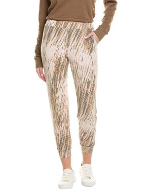 Michael Stars Brushed Rayon Polyester Pull-On Trousers - Natural