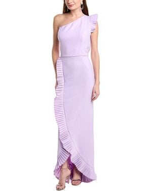 Jovani One-Shoulder Gown - Purple